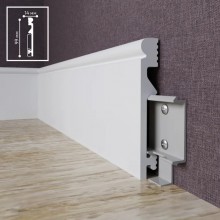 Плинтус под покраску Quick-Step полимер HD 99 x 14 мм QSSKRW35100 Плинтус под покраску Quick-Step полимер HD 99 x 14 мм QSSKRW35100