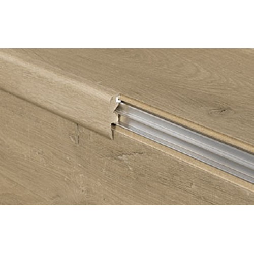 ПВХ профиль-порог для пола и лестниц Quick-Step Incizo 5 in 1 в цвет винилового покрытия Дуб песчаная буря коричневый  QSVINCP40086 