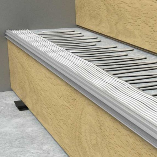 Профиль лестничный алюминиевый Quick-Step Incizo для паркетной доски NEWINCPBASE 73 x 12 мм