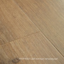 Плитка ПВХ Quick-Step Дуб коттедж натуральный (Cottage oak natural) коллекция Alpha Vinyl Small Planks AVSP40025
